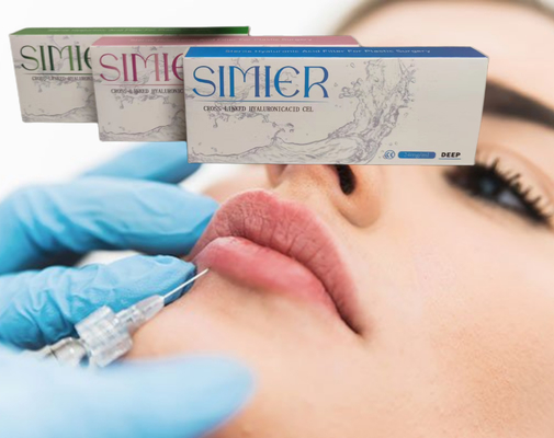 CE Injectavel Com Enchimento de Ácido Hyalurónico Cruzado Injecção Lip 24 mg/ ml
