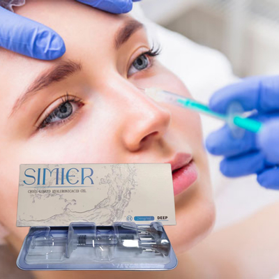 Gel de Hyaluronato de Sódio 1 ml 2 ml Enchimento Nasal de Ácido Hyalurónico