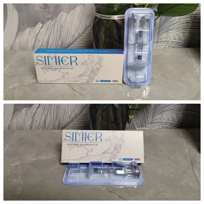 Gel de Hyaluronato de Sódio 1 ml 2 ml Enchimento Nasal de Ácido Hyalurónico