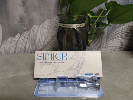 Gel de Hyaluronato de Sódio 1 ml 2 ml Enchimento Nasal de Ácido Hyalurónico