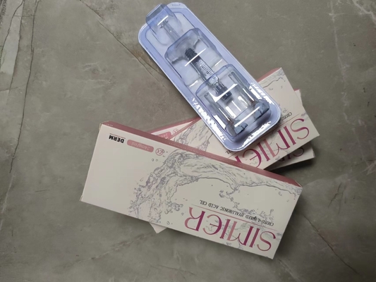 Rugas faciais 1 ml 2 ml de enchimento labial Ácido hialurónico cruzado