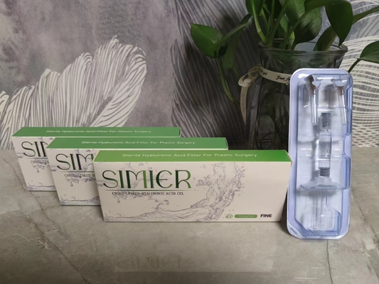 Preenchimento cutâneo cruzado Preenchimento com gel de ácido hialurónico 20 mg/ml