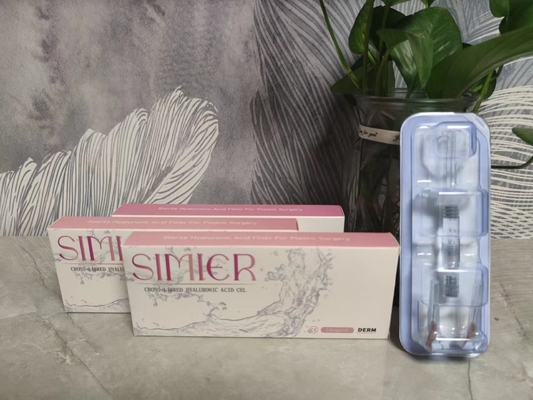 Preenchimento cutâneo cruzado Preenchimento com gel de ácido hialurónico 20 mg/ml