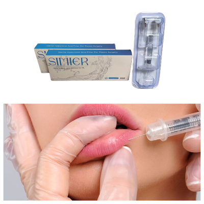 2 ml de preenchimento cutâneo cruzado de alta concentração de Ha 24 mg/ ml Anti- rugas