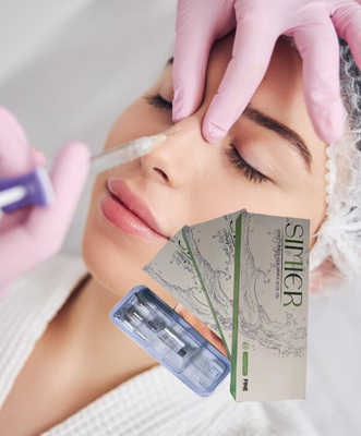 CE Ácido Hialurónico Lips Facial Dermal Filler Cross Linked Injectable Rink Fillers