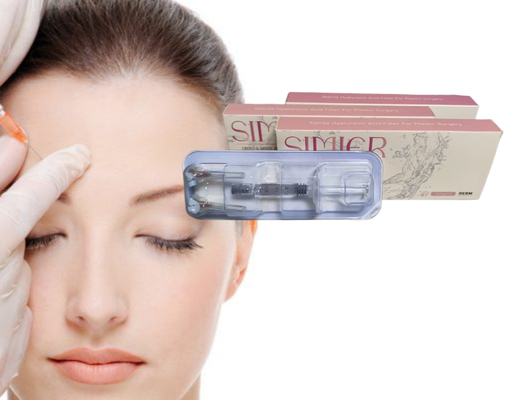 Tratamento de injecção de gel de hialuronato de sódio transparente de 10 ml para preencher as linhas do sorriso