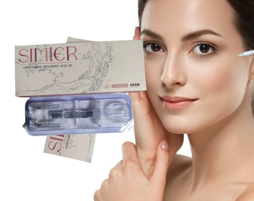 Depósito cutâneo injectável DEEP FINE 1 ml Enchimentos labial com ácido hialurónico