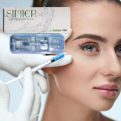 SIMIER 1mI 2ml Gel de Enchimento de Ácido Hialurónico Facial Solução de Mesoterapia para Injecção