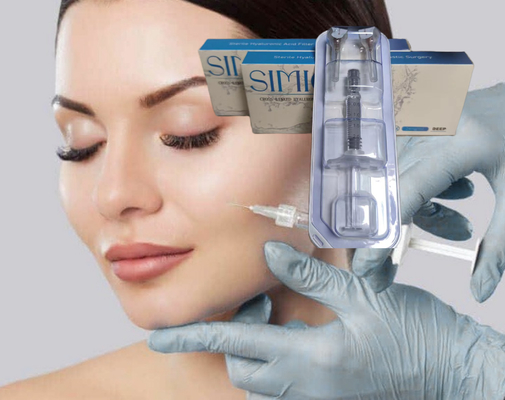 50 ml de Ácido Hialurónico Injetável Preenchimento Cérmico Facial Melhoria dos Lábios Não Cirúrgico