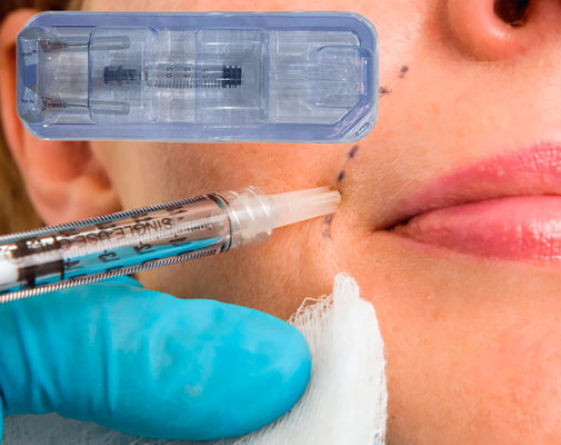 A cruz ligou o mordente cutâneo ácido hialurónico Chin Lips Filler
