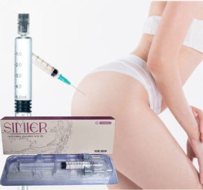 Injecções de Ácido Hialurónico Transparente 100 cc em Peito Gotas de Lágrima Aumento da mama