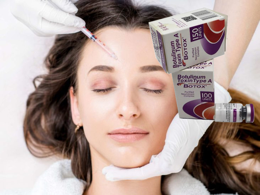Pó branco Toxina Botulínica Tipo A 100 Unidades Botox para rugas faciais