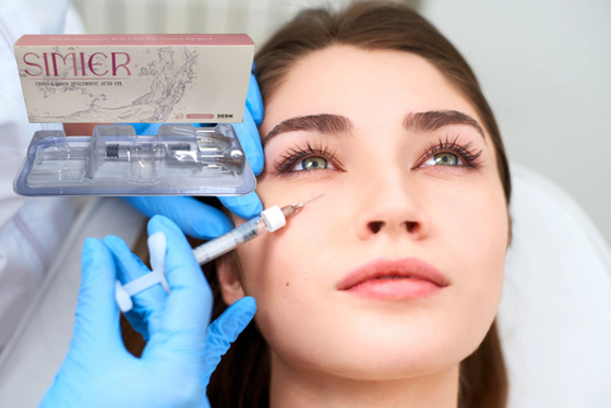 Enchimentos de lábios de ácido hialurónico profundos 2 ml 1 ml Injetável feminina OEM ODM