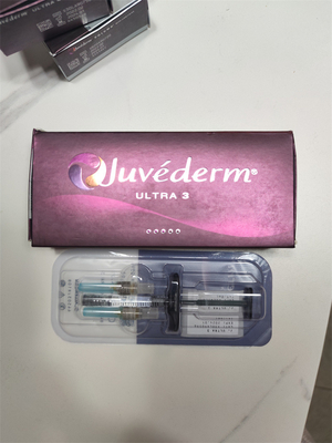 Filler cutâneo de ácido hialurónico de ligação cruzada feminina Juvederm Filler de lábios Ultra 3 Ultra 4