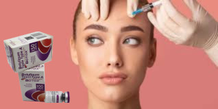 100 Unidades de Toxina Botulínica Alergânica Injecção de Botox nas rugas da testa