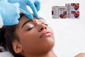 100 Unidades de Toxina Botulínica Alergânica Injecção de Botox nas rugas da testa